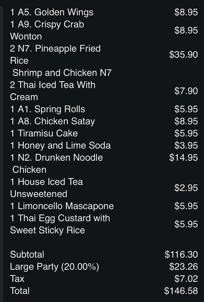 Spice and Dice Thai Restaurant Menu - Image 5